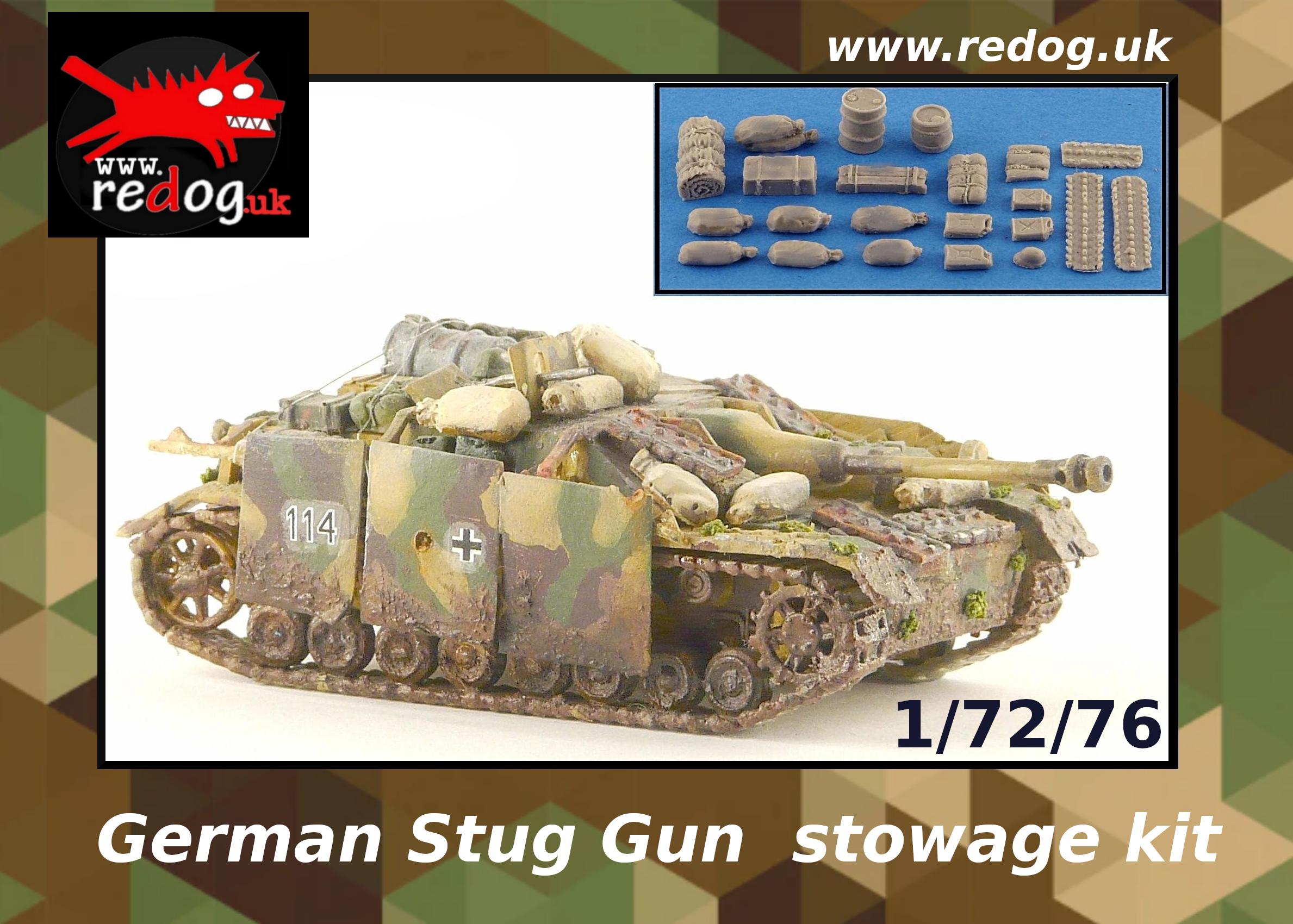1:72  German Stug IV  Stowage Kit