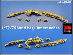 1/72 Sandbags Trenches /  Diorama accessorises /72sb3