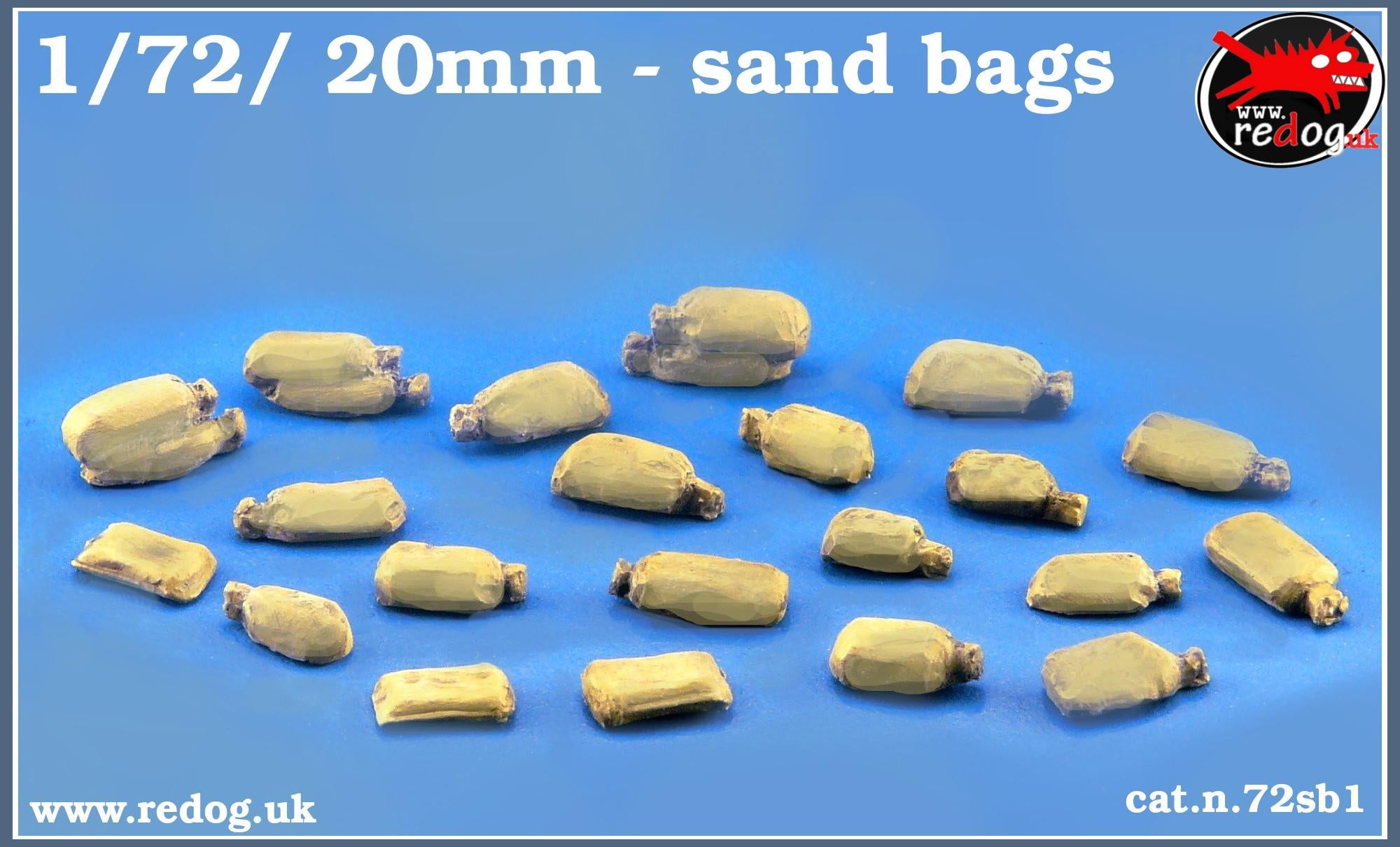 Redog 1:72 Sand Bags Kit Military Scale Modelling Stowage Diorama Accessorises
