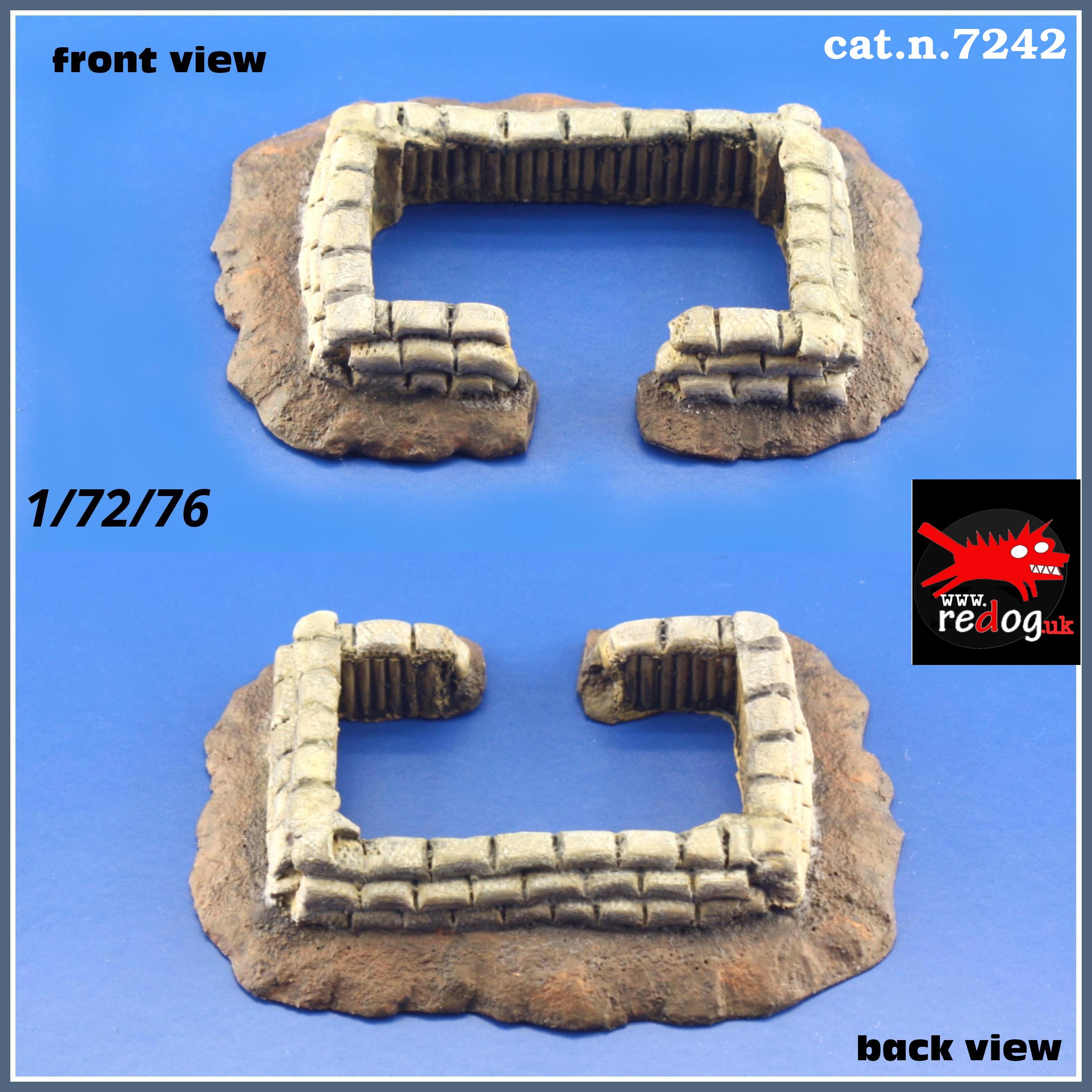 Redog 1/72 Fields Military Fortifications Scale Model Diorama Accessorises 042