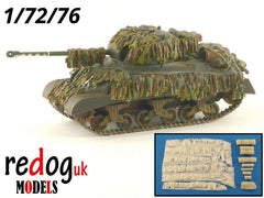1:72 Sherman Firefly MKV Scale Model Stowage and Hessian Camouflage Strips Kit S4 - redoguk