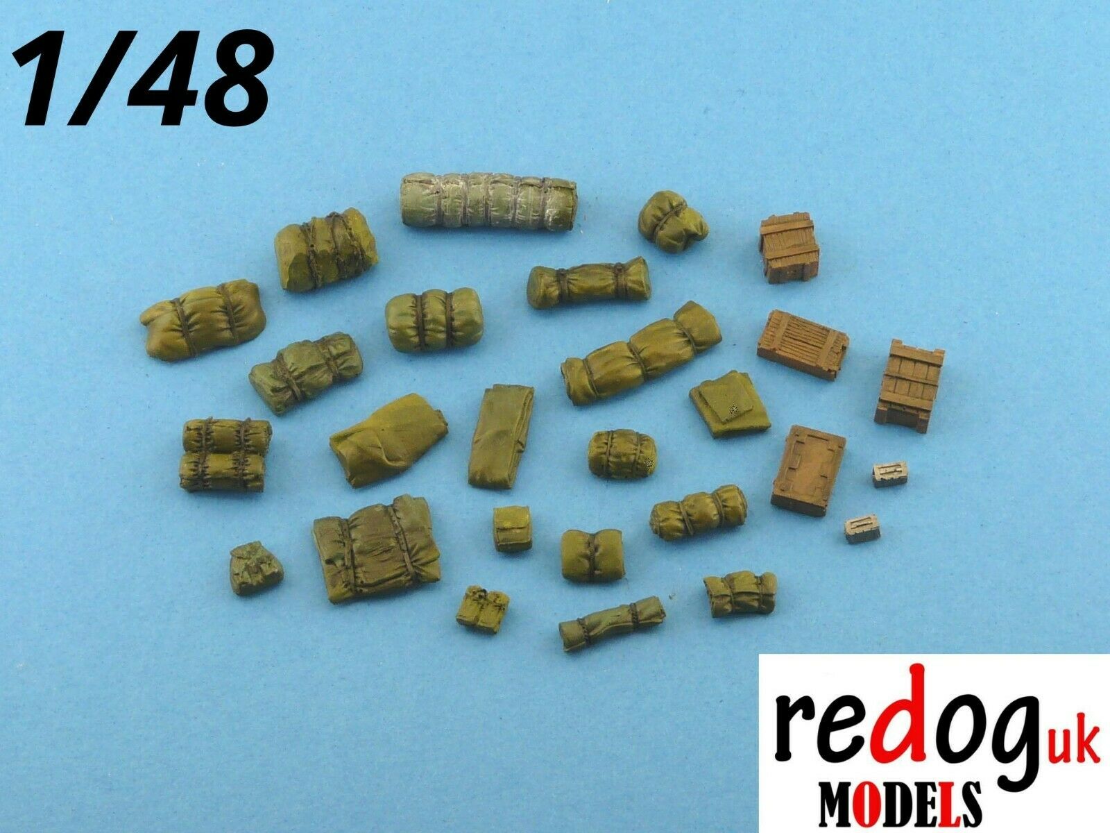 1/48  Military Scale Modelling Resin Stowage Kit Diorama Accessories Kit 1 - redoguk