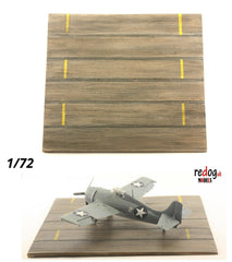 Redog 1/72 US Carrier Deck for Aeroplanes Scale Model Display Base /D28 - redoguk