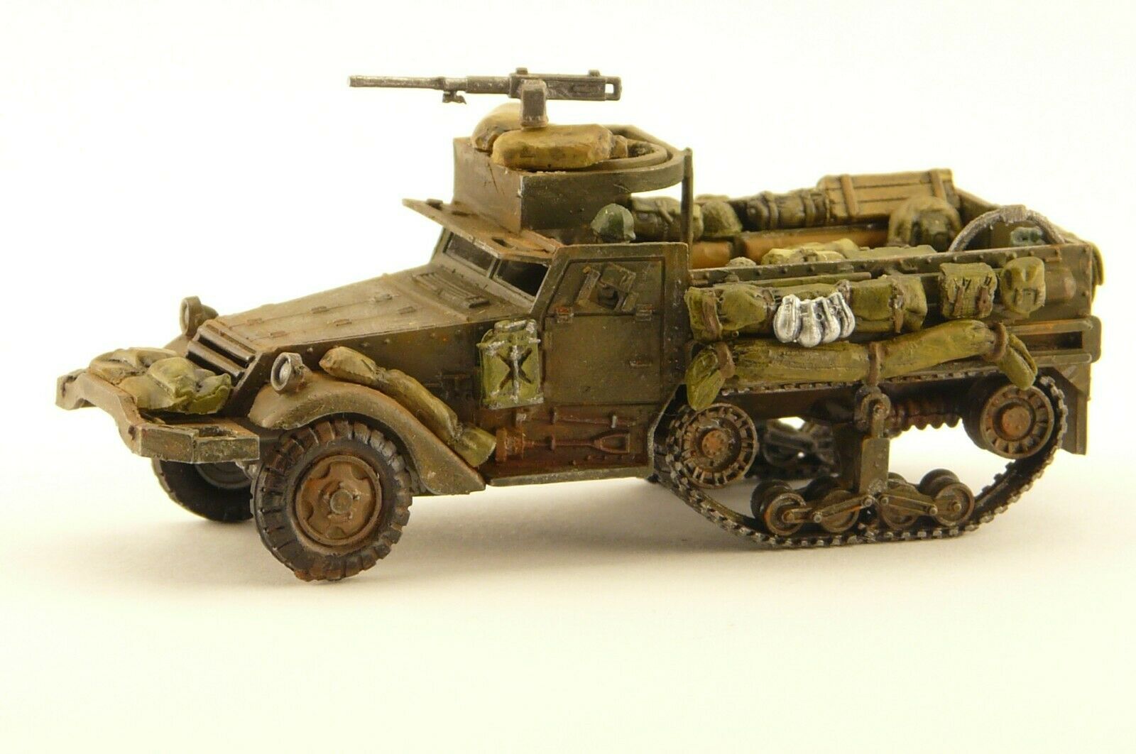 1/72 M4 US Half Track Overloaded Military Scale Model Stowage Kit - redoguk