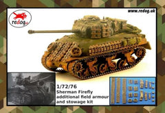 1:72:76 Sherman Firefly Additional Armour Tank Scale Model Stowage Kit /S7