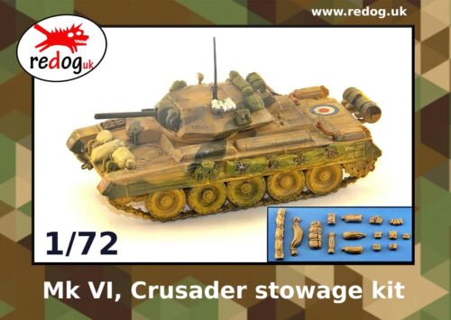 Redog 1:72/76 Crusader Tank Military Scale Modelling Stowage Diorama Accessorises