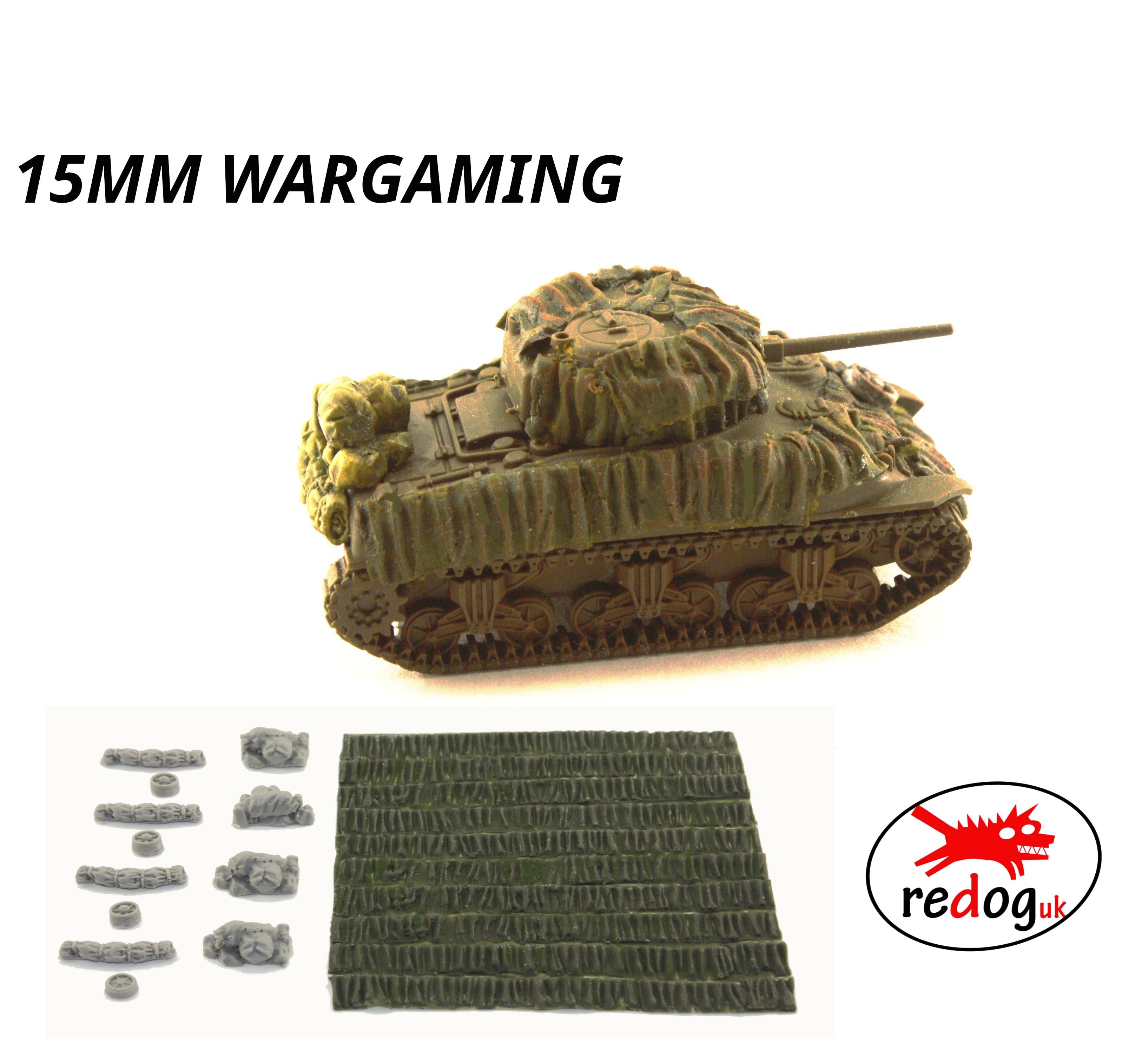 15mm 1/100th Hessian Strips and stowage kit / Flames of War, Team Yankee 2 - redoguk