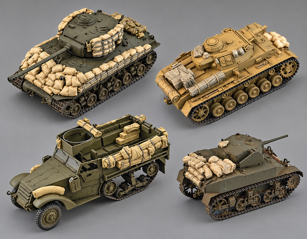 1:35 Vehicle stowage sets.