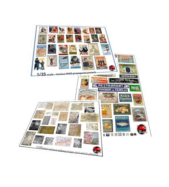 Diorama prints.
