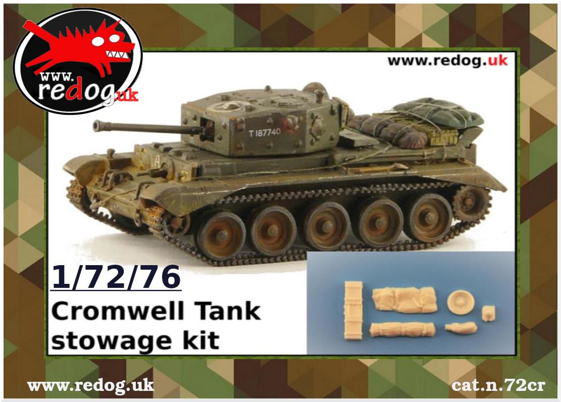 Redog 1:72 Cromwell Tank  Stowage kit
