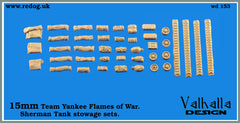 15mm 1/100th Sherman Stowage Kit Flames of War, Team Yankee 3
