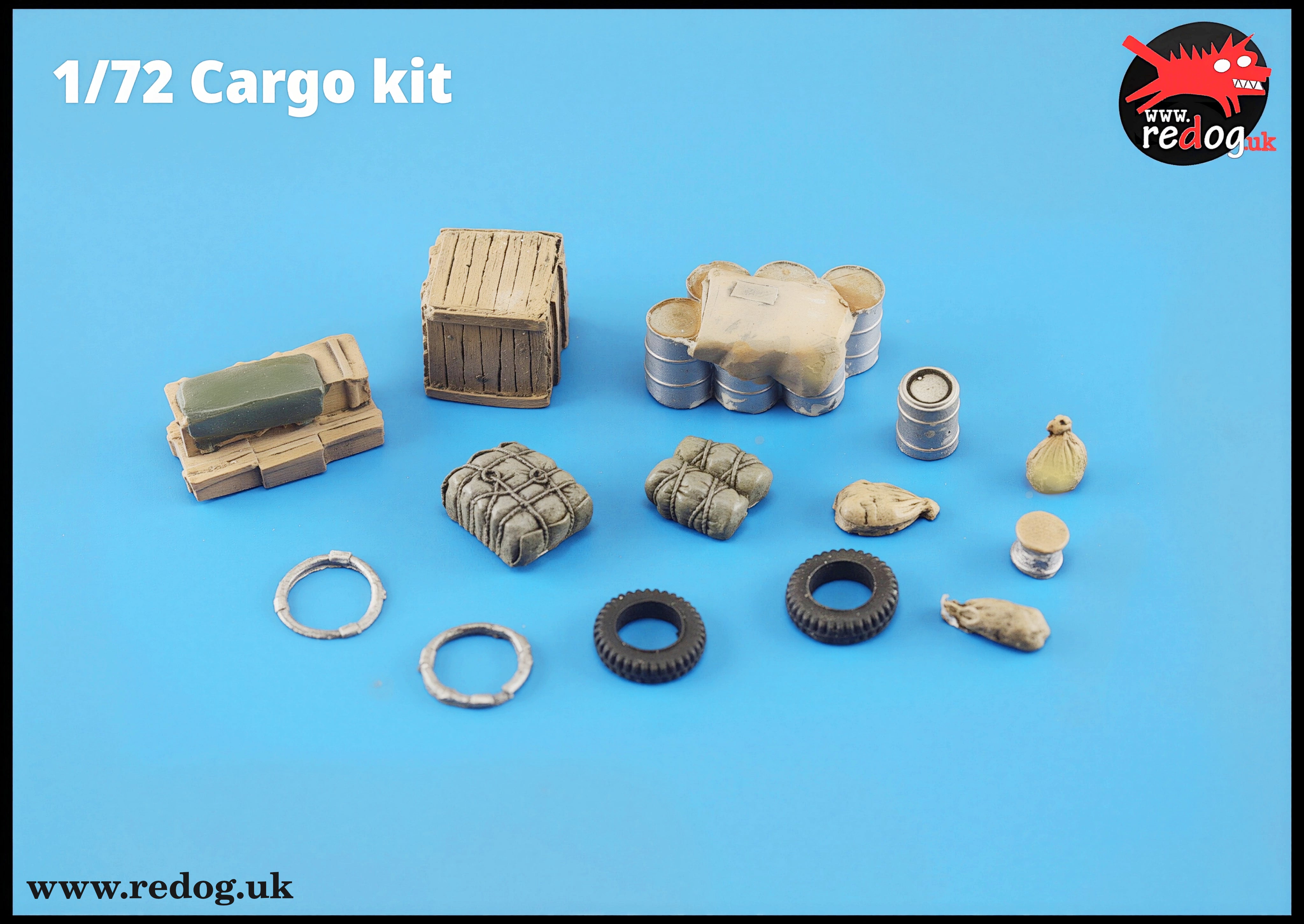 1:72 Redog - Vehicle Cargo Kit  Scale Modelling Stowage Diorama Accessories/73c3