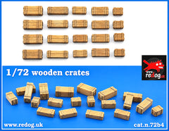 1:72 Redog - Wooden Military Crates Kit  /B4