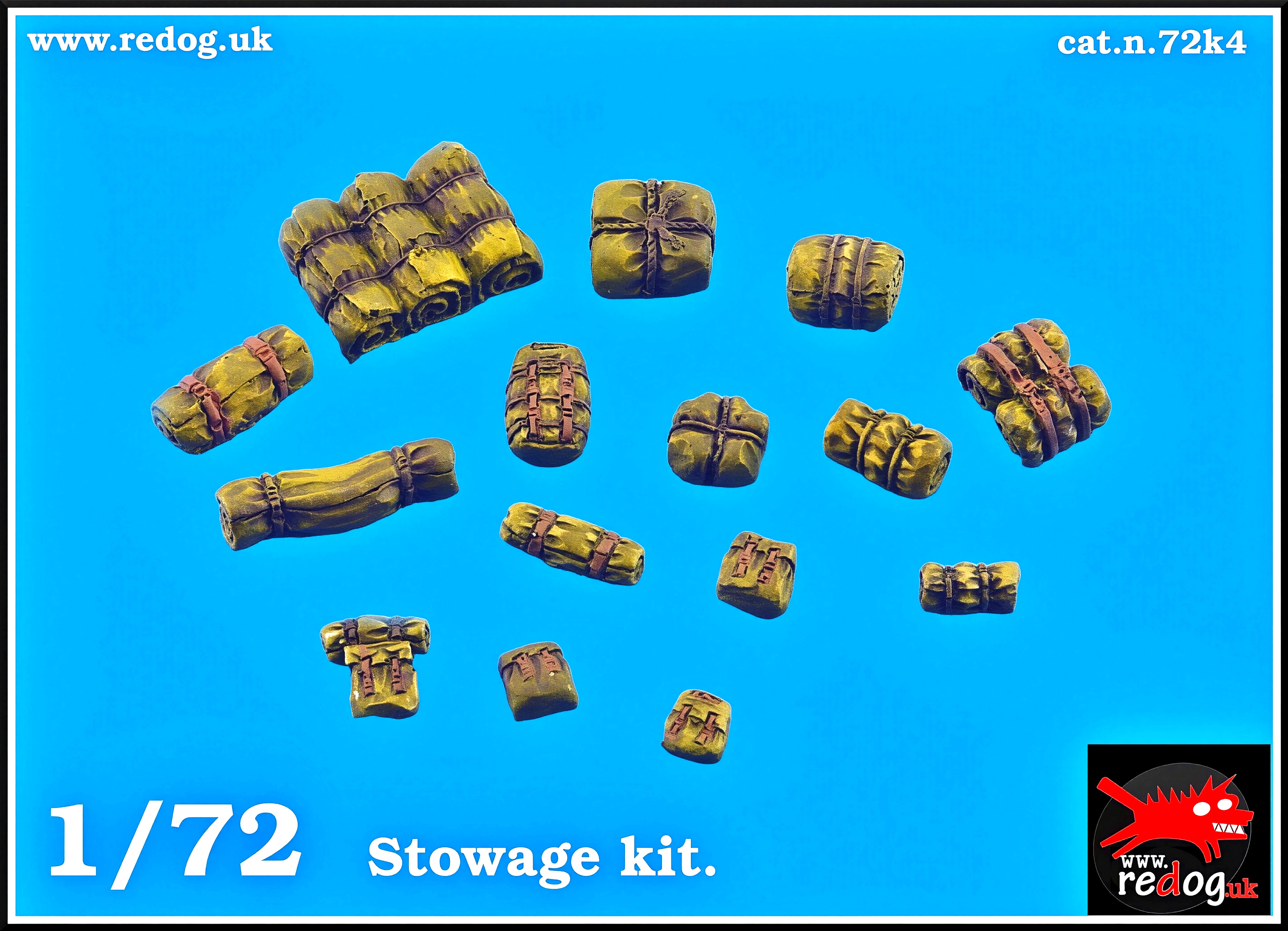 1:72 Redog  -  Sacale Model Stowage Diorama Accessories Kit /k4