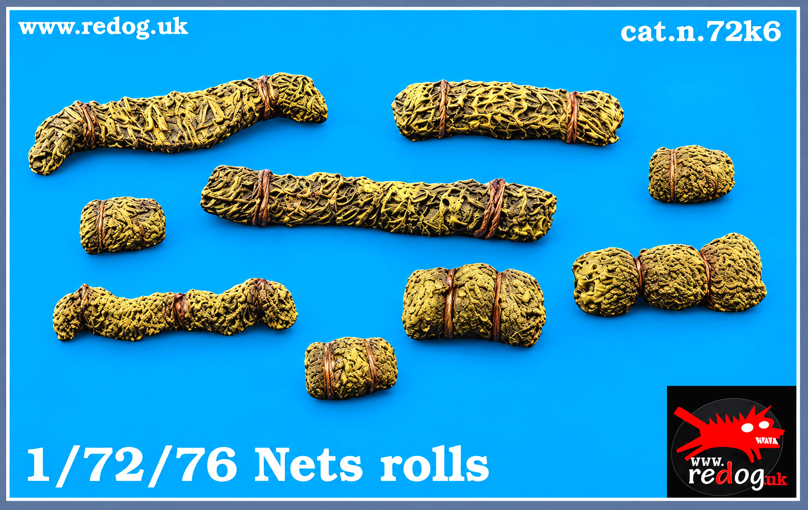 1:72 Redog -  Camouflage Nets Scale Model   Stowage Kit 6