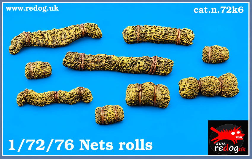 1:72 Redog -  Camouflage Nets Scale Model   Stowage Kit 6