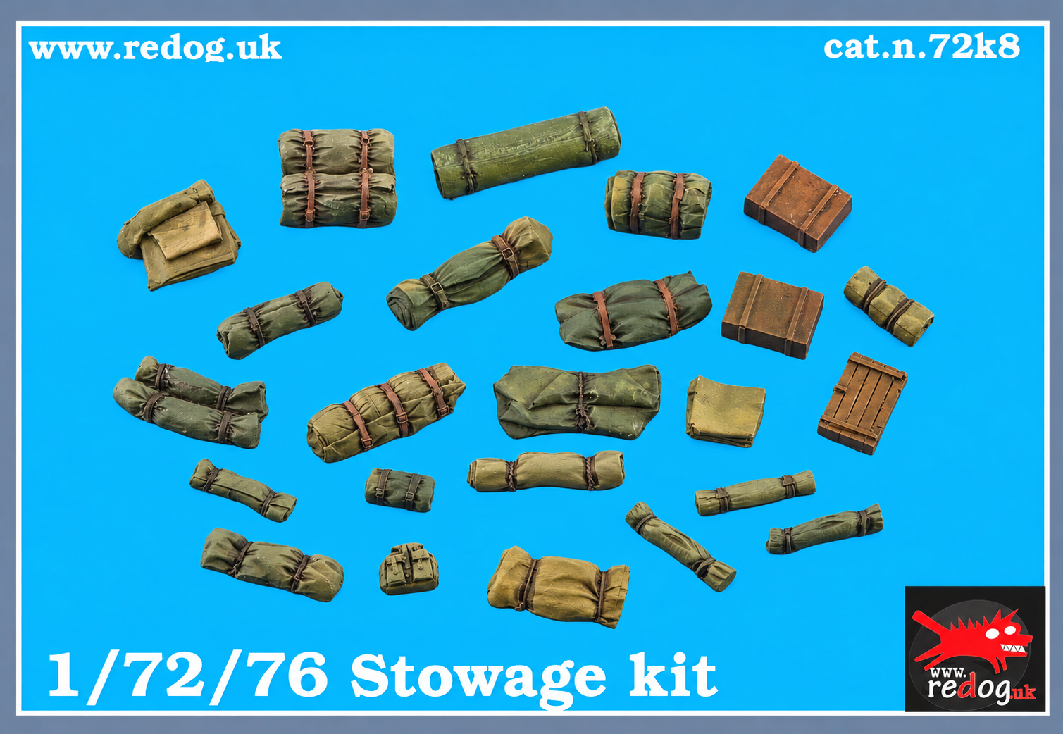 1:72 Redog -  Scale Model Stowage Diorama Accessories Kit 8