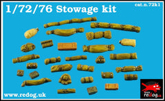 1:72 Military Scale Model Stowage Diorama Accessories Kit 1