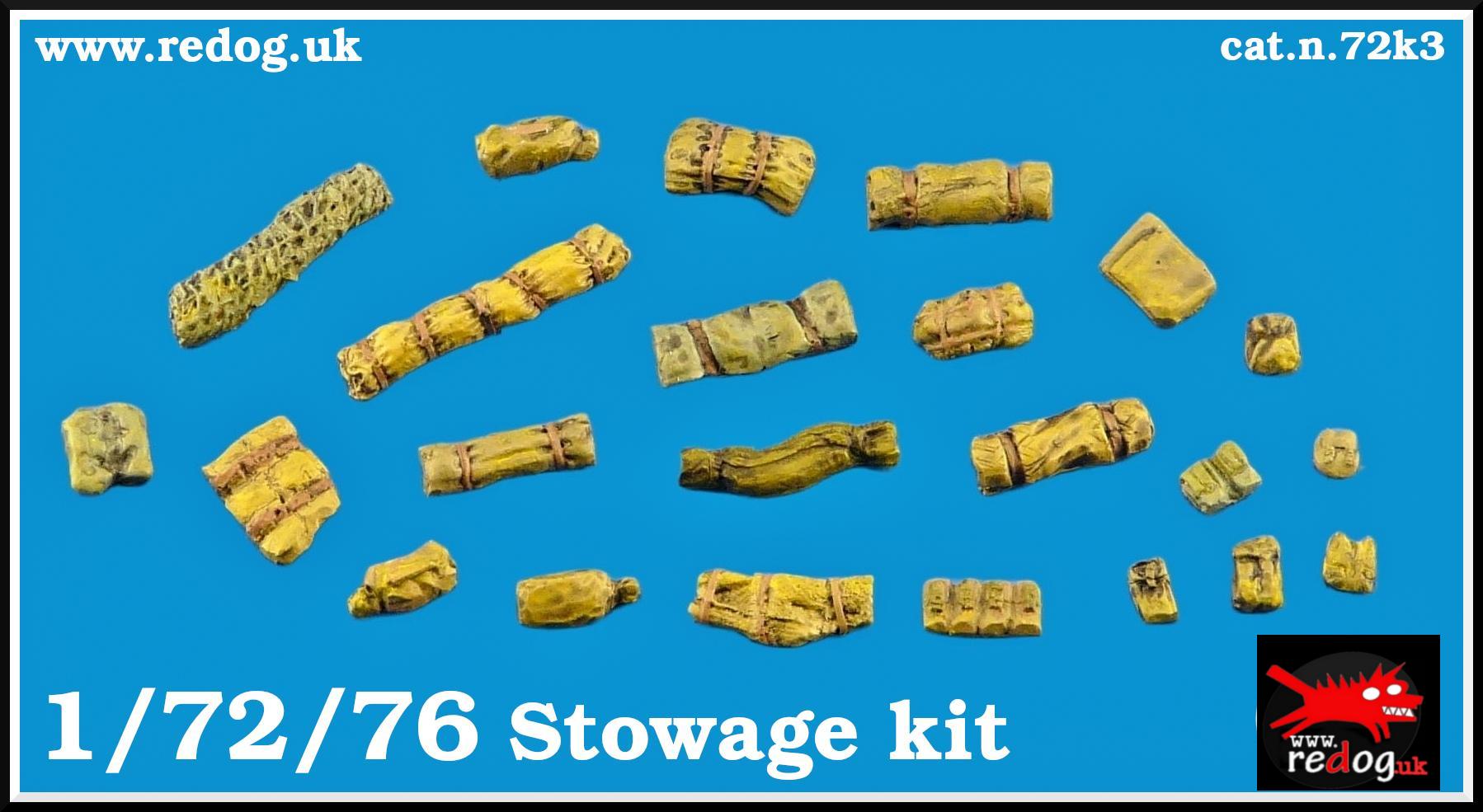 Redog 1:72  Scale Modelling Stowage Diorama Accessorises Detailing Kit 3
