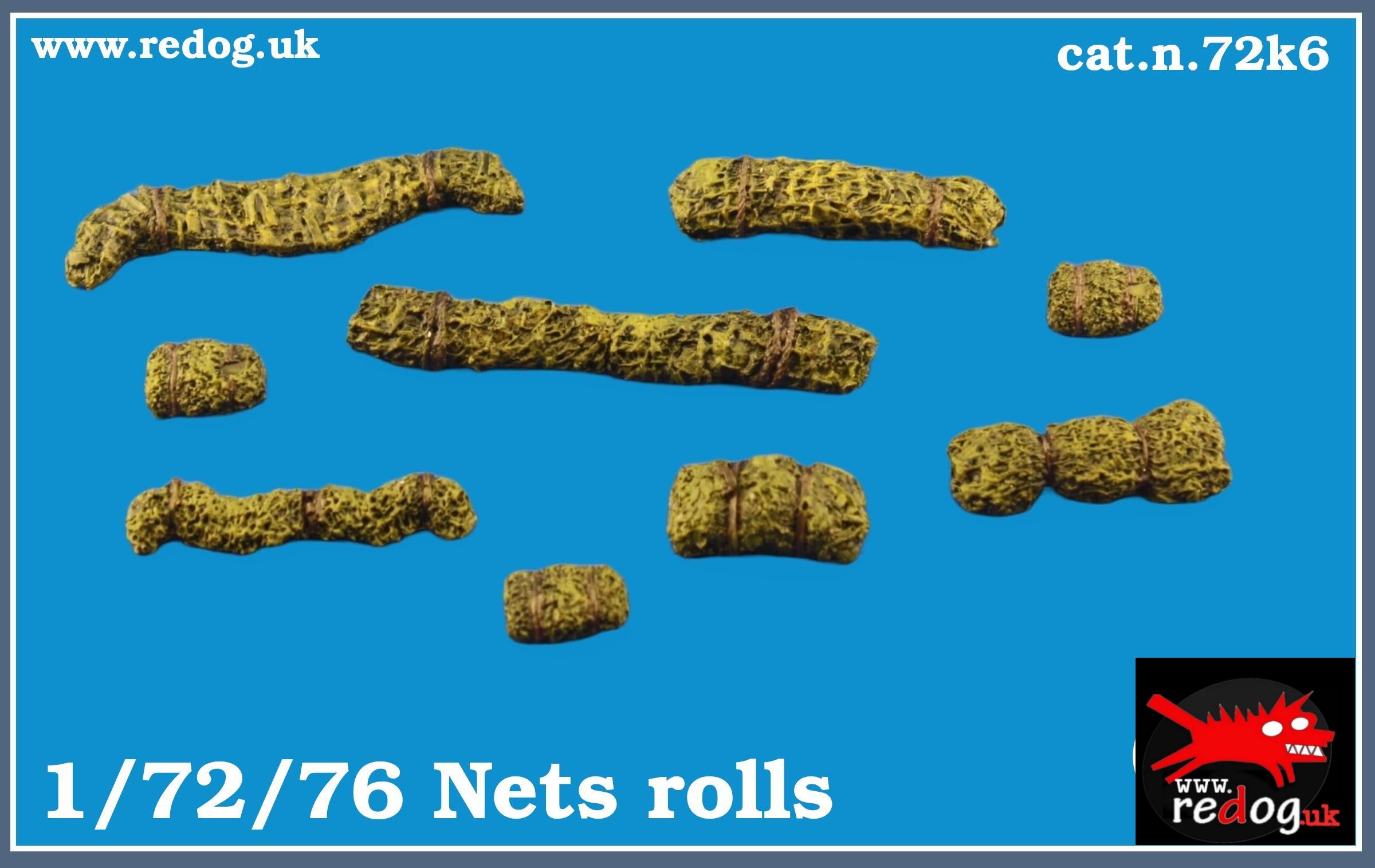 1:72/76 Camouflage Nets Scale Model   Stowage Kit 6