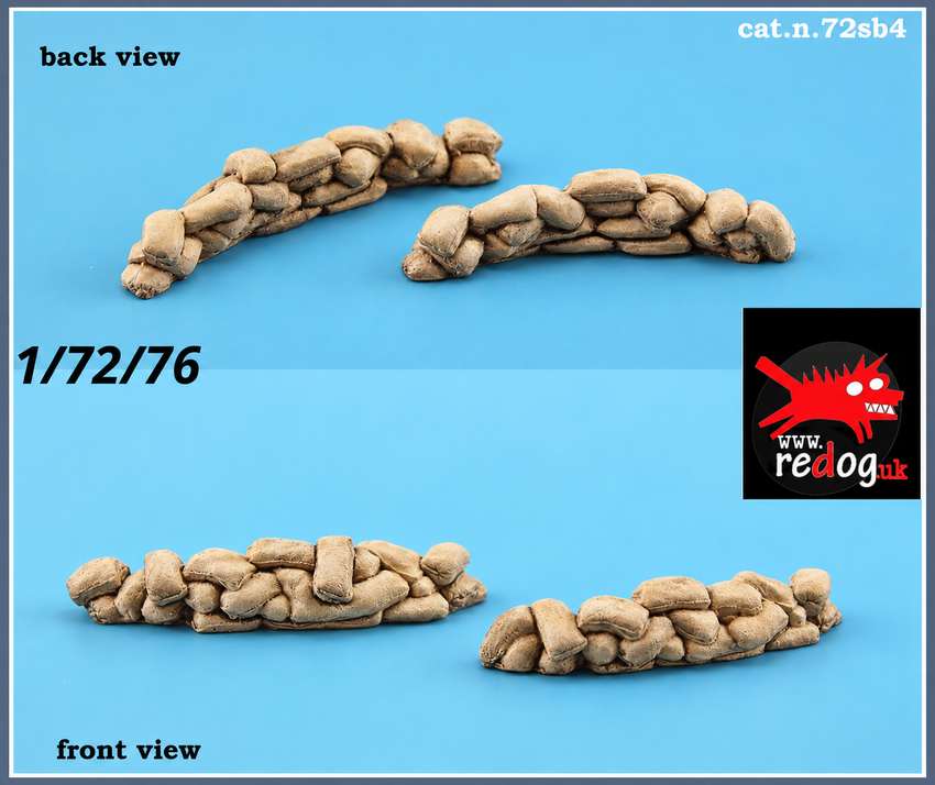 1:72 redog -  Sandbags for Trenches / scale modelling/diorama accessorises /sb4