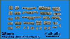 28mm Vehicle Stowage Set  WW2 Bolt Action / Tank War Games /28s