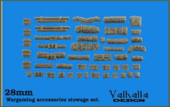 28mm 1/56th Vehicle Stowage  set Bolt action/  War Games Kit  - 40 pieces