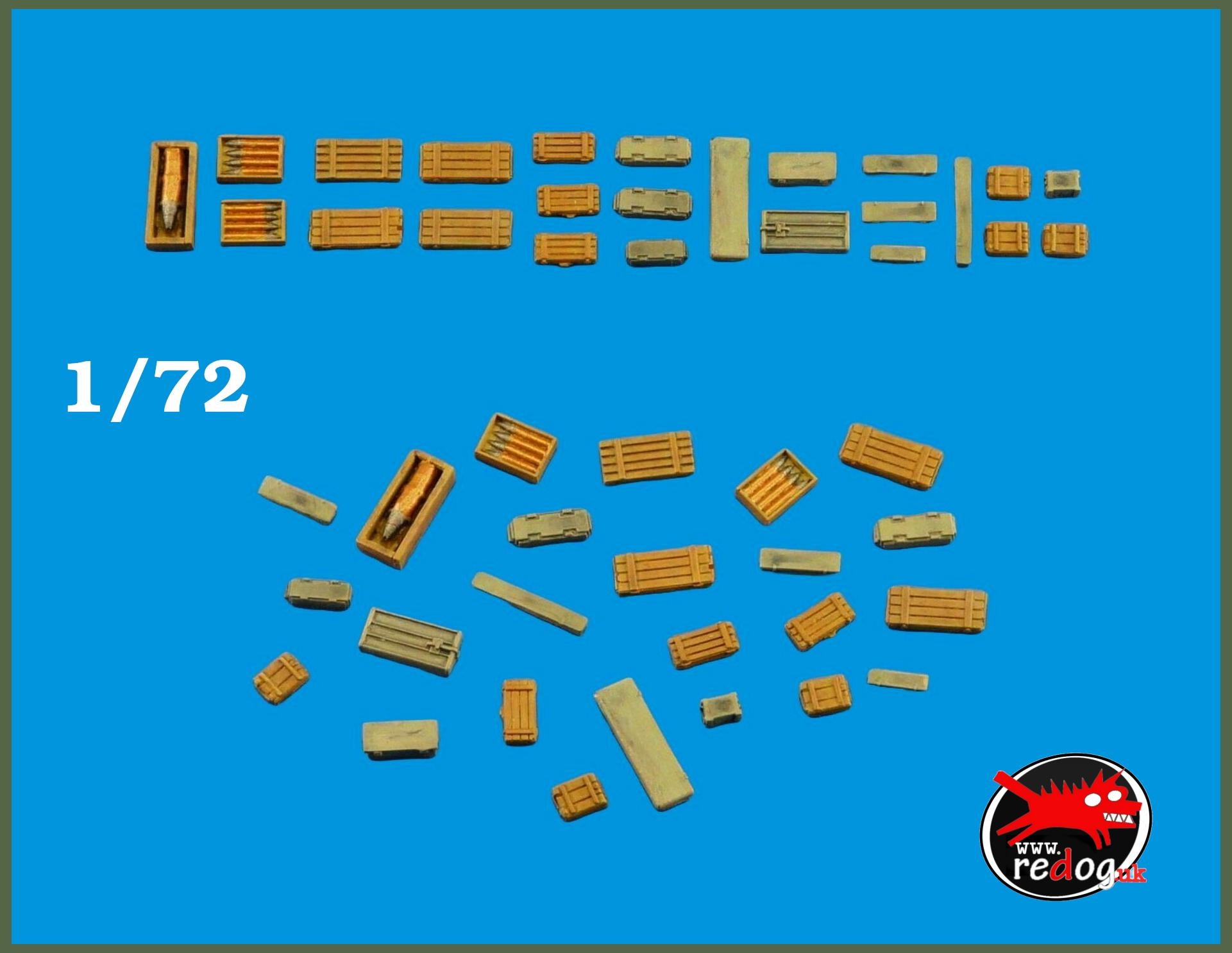 Redog 1:72 Crates and Boxes Kit  B8