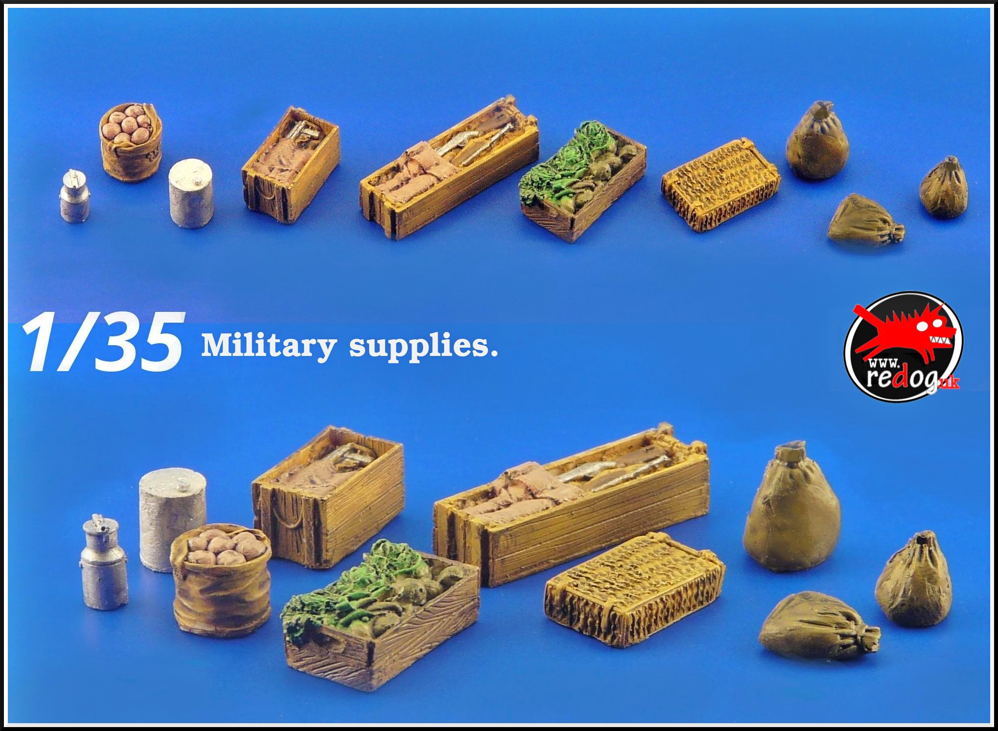 1/35 Military supply - for scale models and dioramas /3519