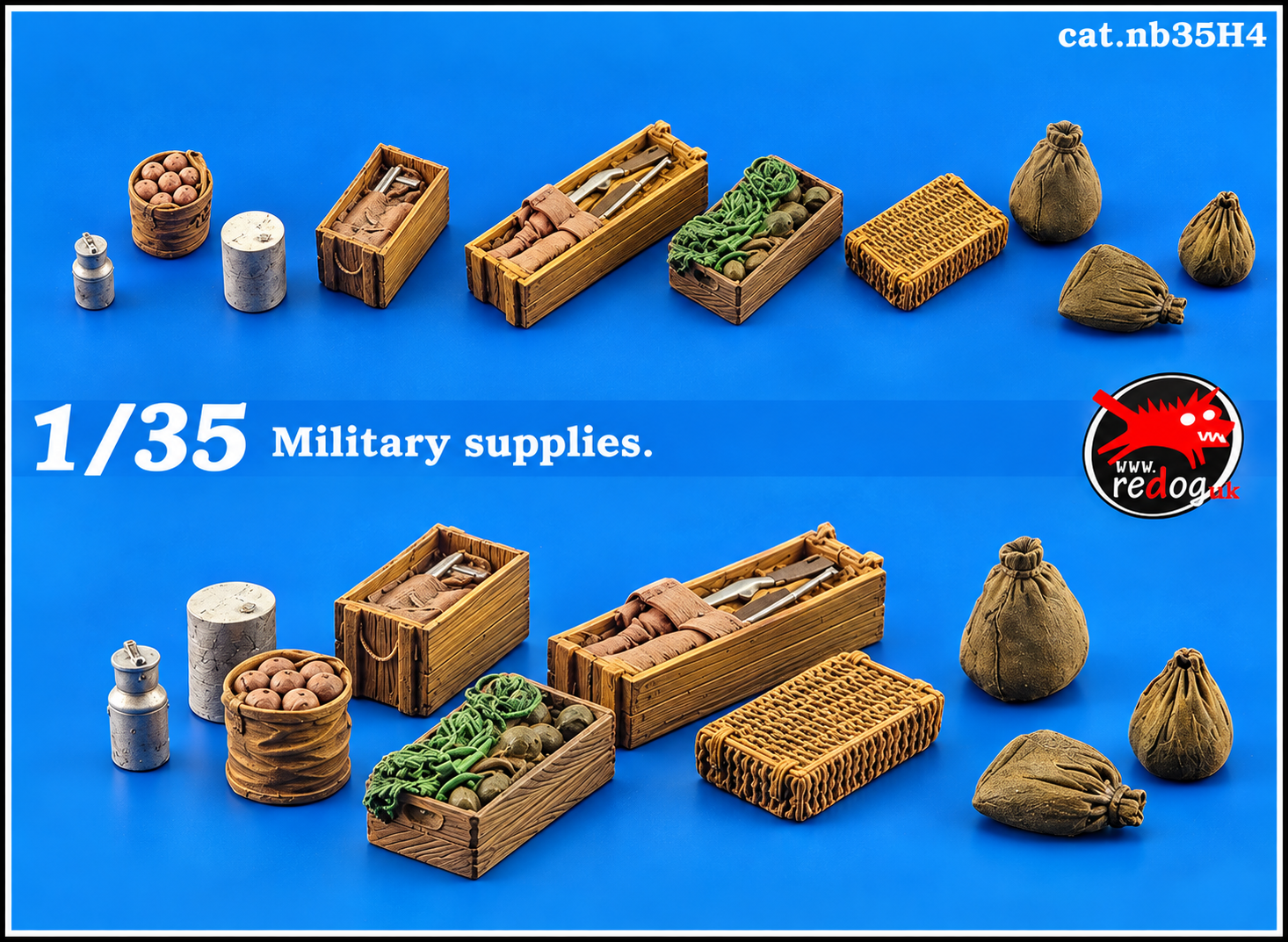 1:35 Redog - Military supply - for scale models and dioramas /3519