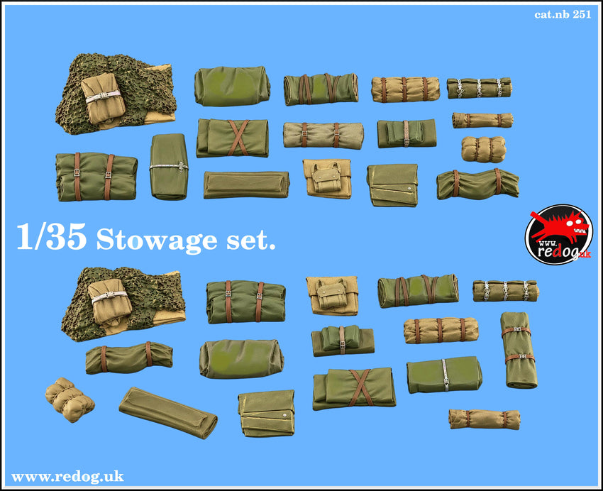 1:35 Redog - Scale Modelling Stowage set /  Diorama Accessories  /351