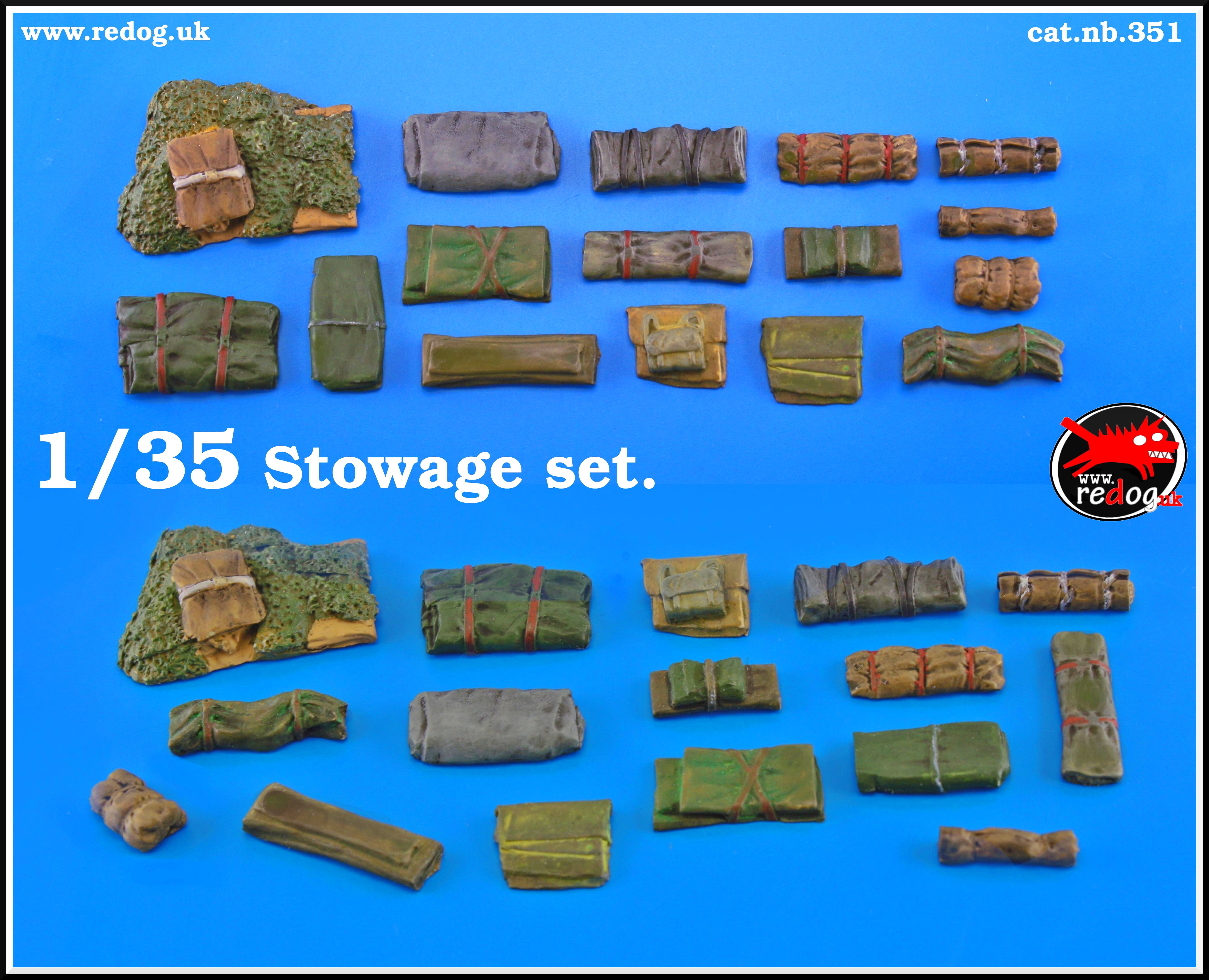 1/35 Scale Modelling Stowage set /  Diorama Accessories  /351