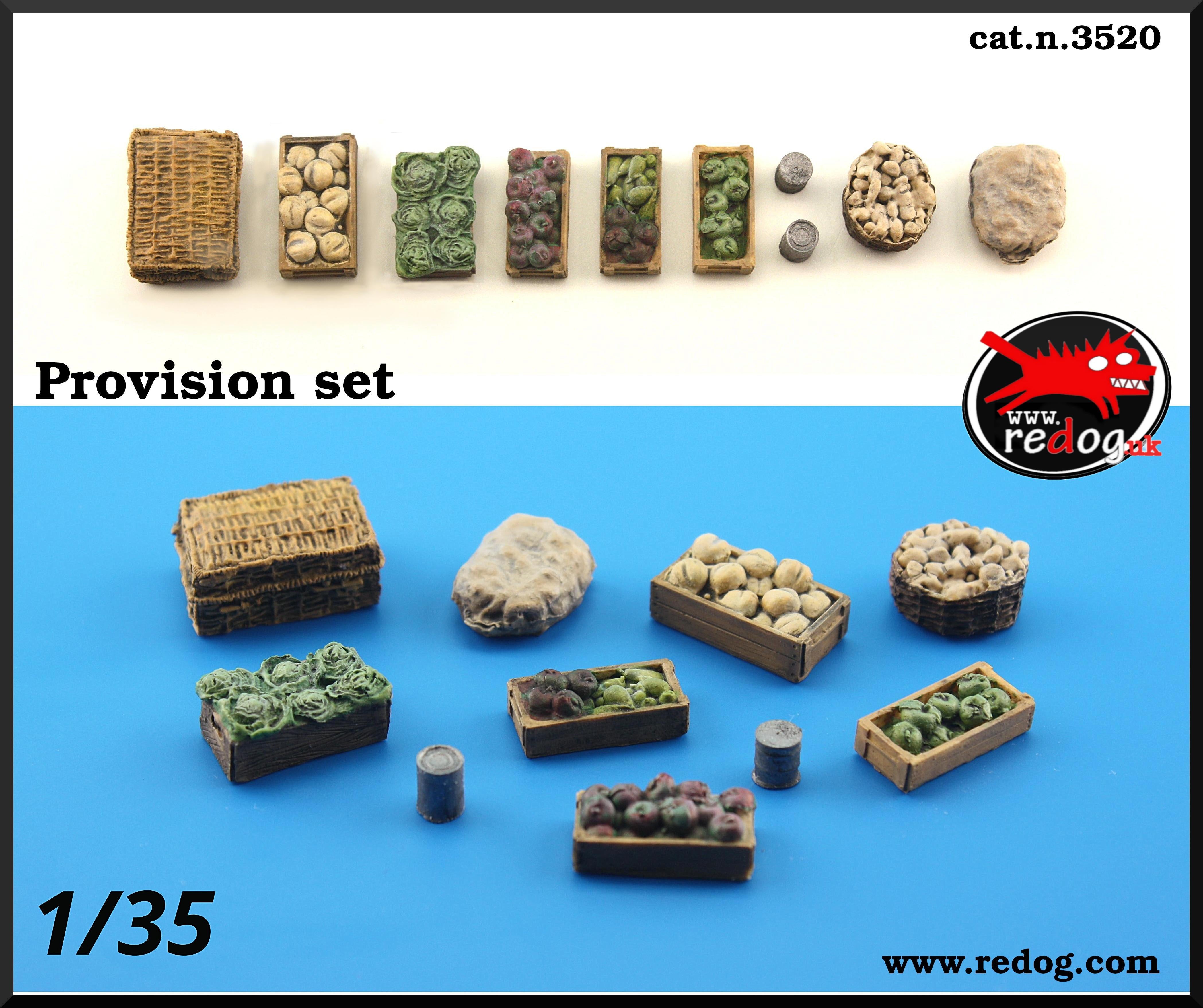 1/35 Military Provision   Set for Diorama and Scale Model kits /3520