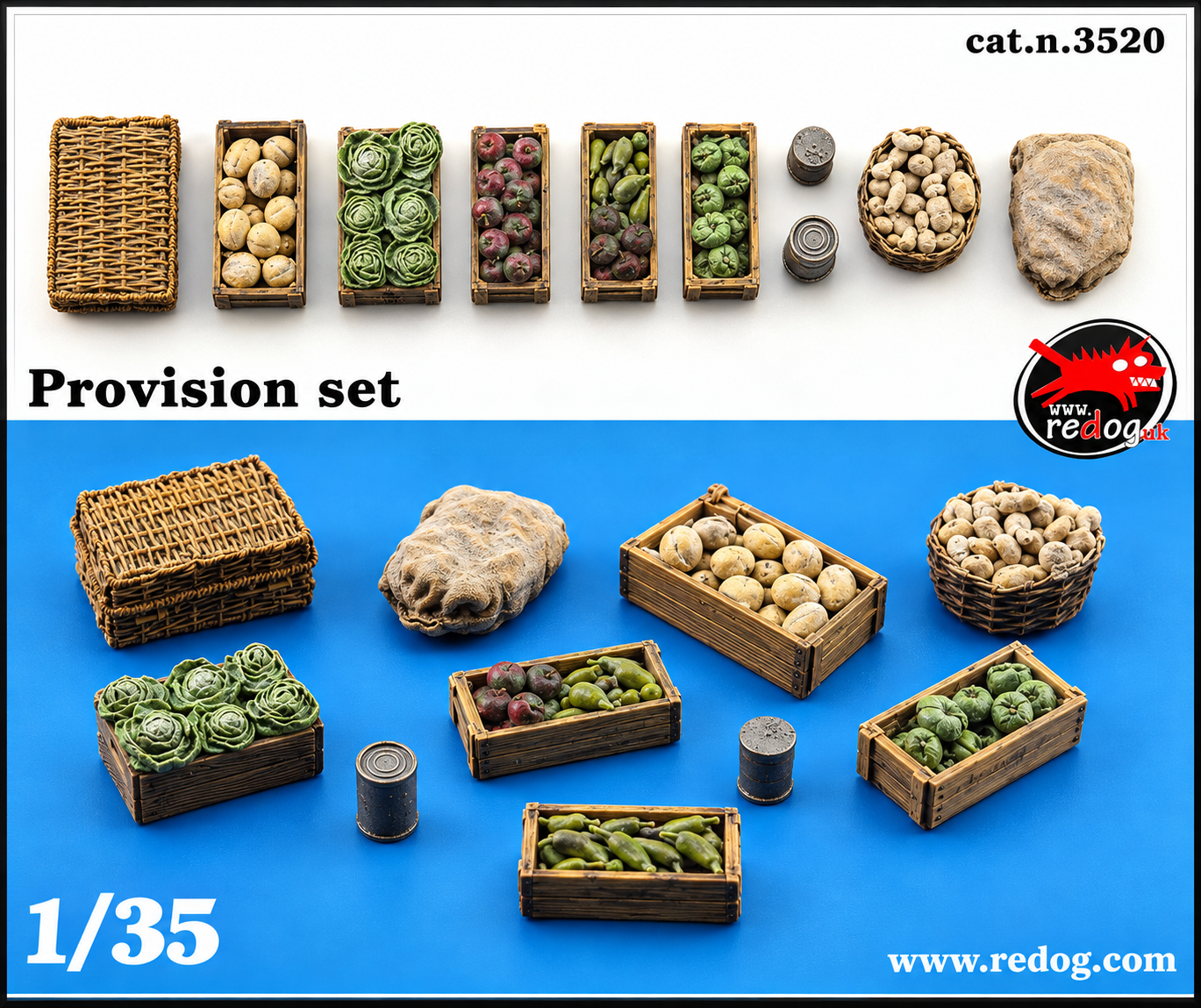 1:35 Redog - Military Provision   Set for Diorama and Scale Model kits /3520