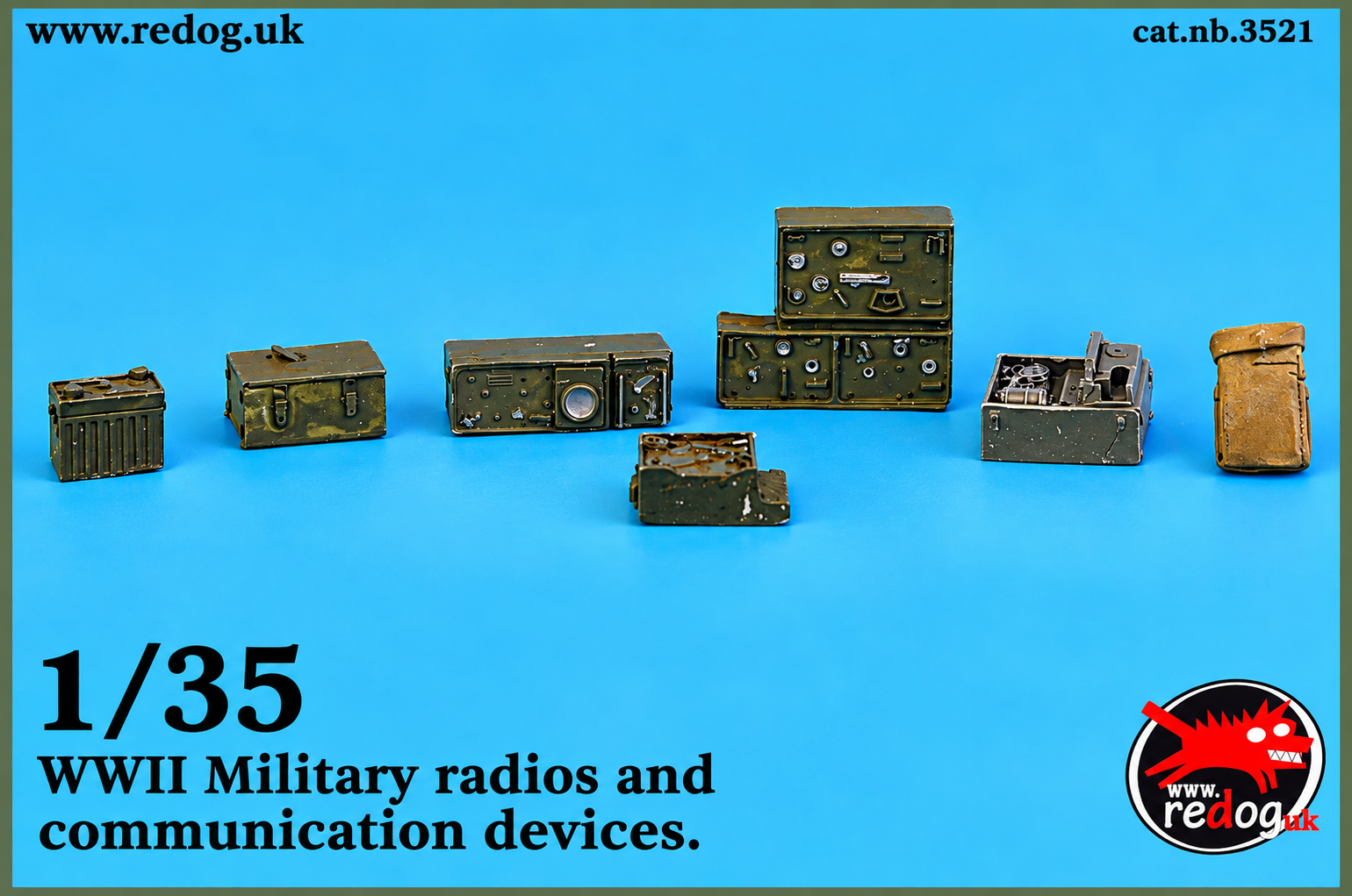 1:35 Redog - WWII Radios and radio equipment.