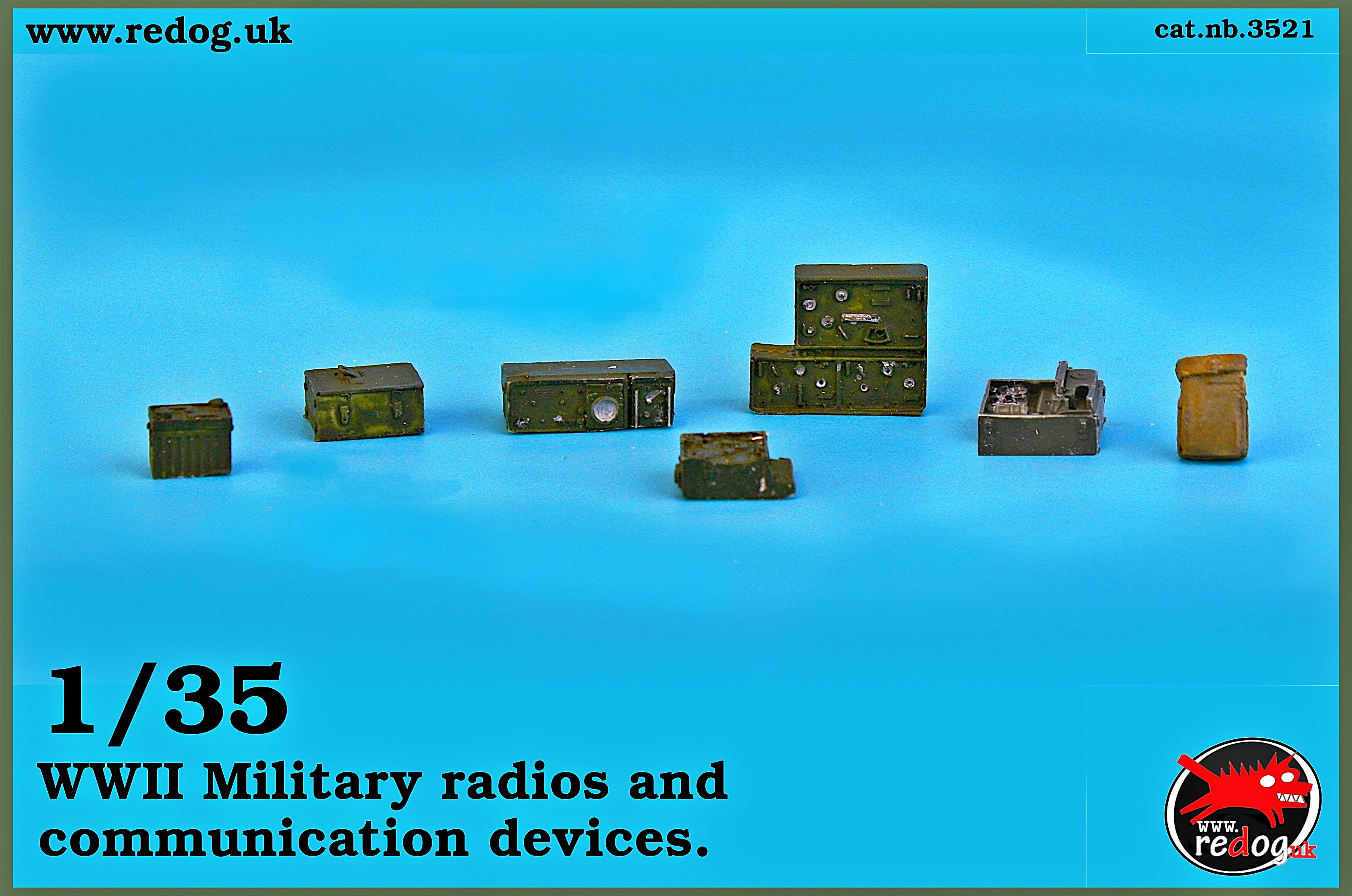 1/35 Redog - WWII Radios and radio equipment.