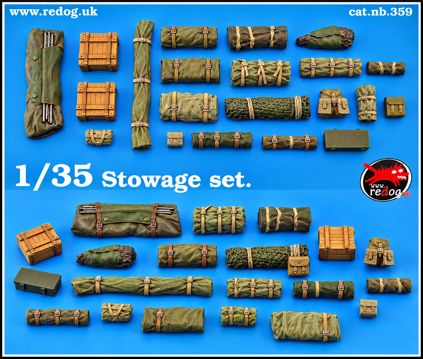 1:35 Redog - Scale Modelling Stowage Kit Diorama Accessories /359