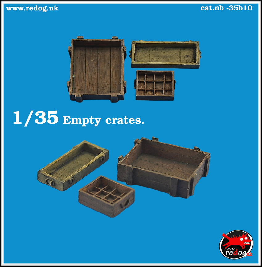 1/35 Redog - Empty crates set of 3. /35B10