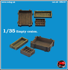 1/35 Redog - Empty crates set of 3. /35B10