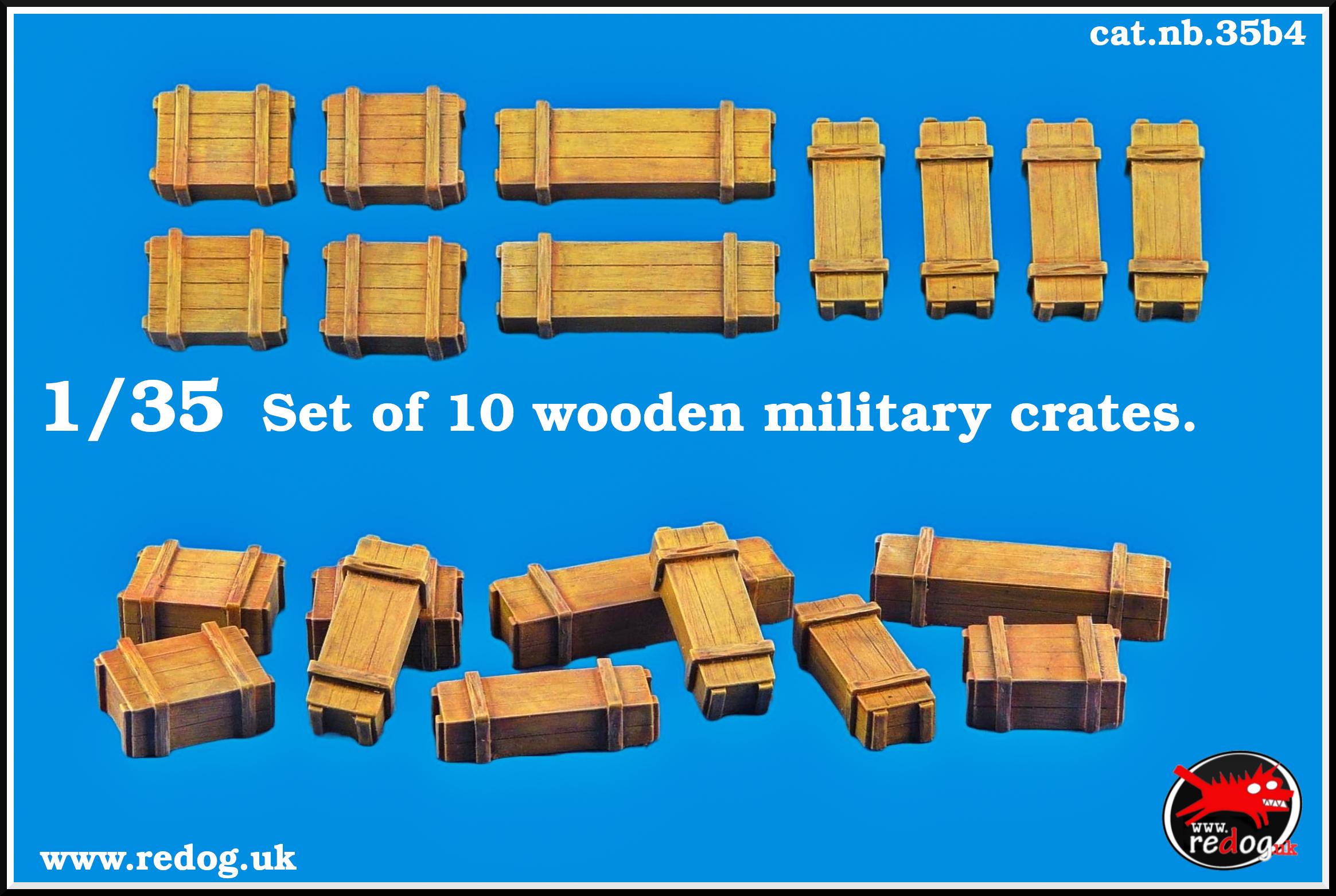 1/35 WWII Germans Ammunition Crates / diorama accessories /35B5