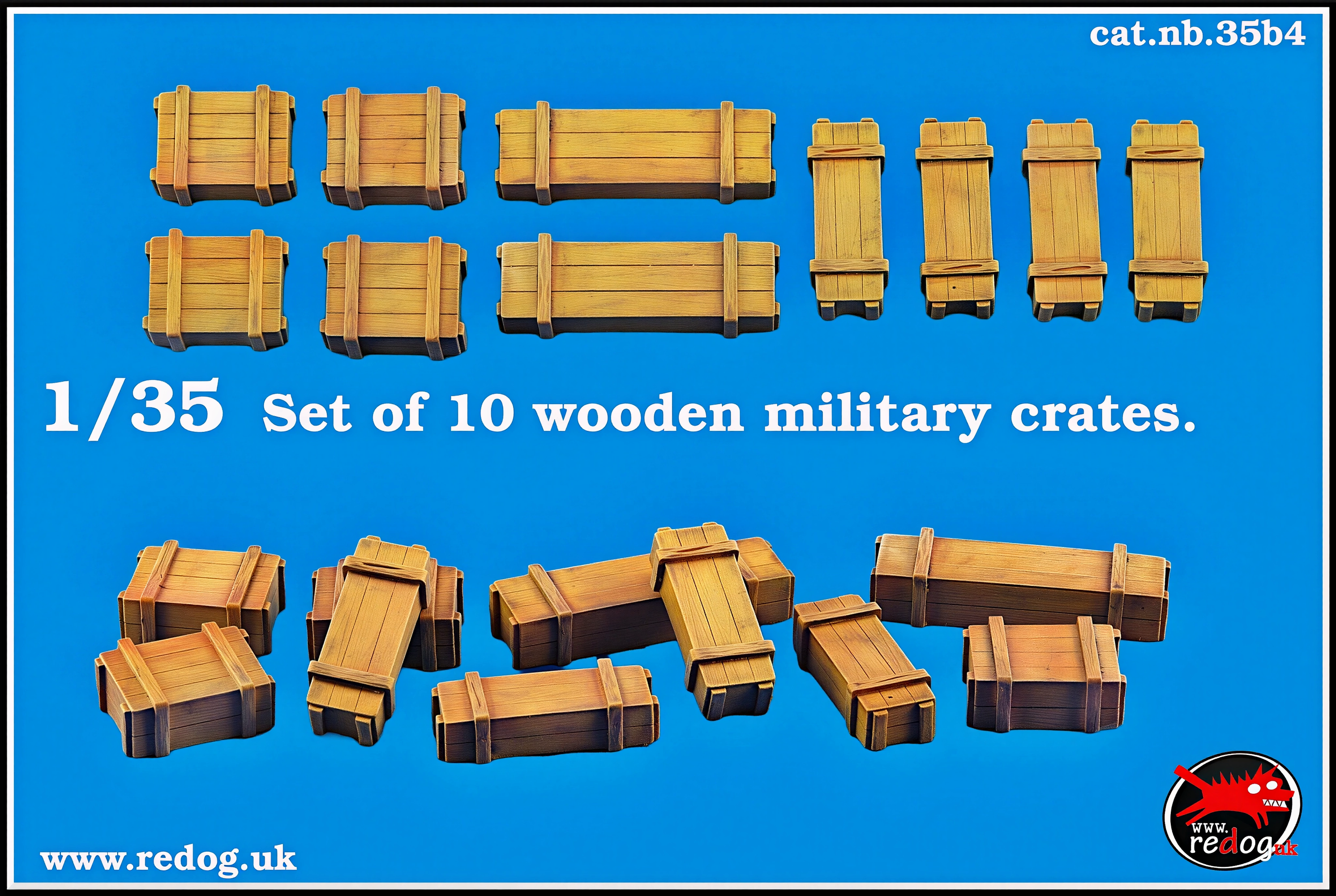 1:35 Redog - Military crates set /35b4