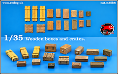 1:35 Redog - Various boxes and crates set. /35B8