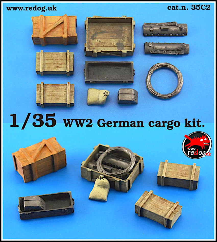 1/35 WWII German army cargo set - 35c2