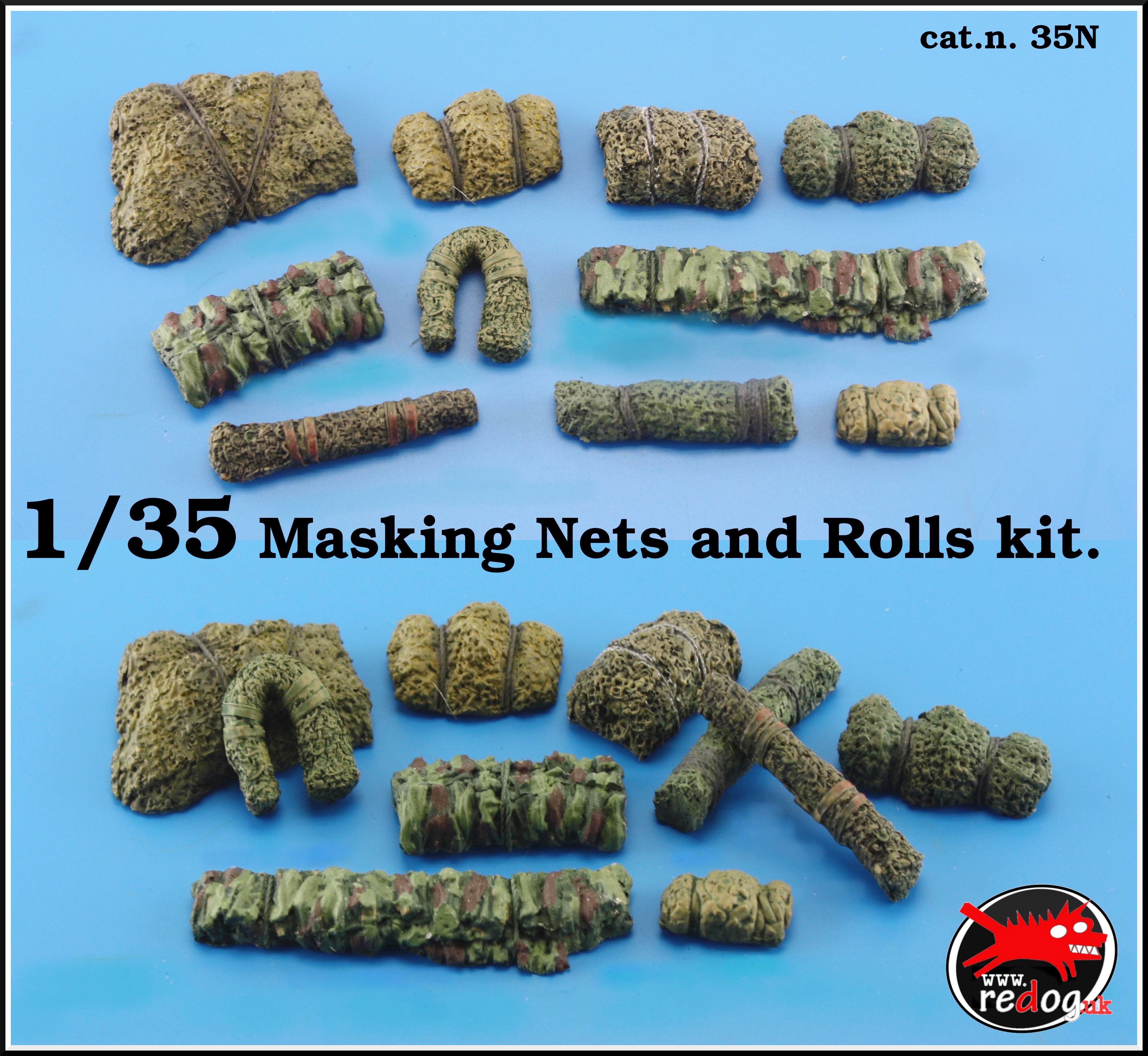 1/35  Masking Nets and Rolls - Scale Modelling Accessories Kit /35N