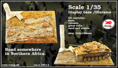 Redog 1/35 Dispaly base / diorama  - African road /U14