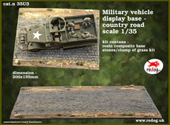 Redog 1/35 Display base / diorama for vehicle / tank model kit / U3