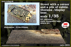 Redog 1/35 Military Scale Model Vehicle & Tank Display Diorama Base /U9