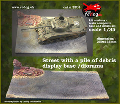 Redog 1/35 Dispaly base / diorama for vehicle / tank model kit / u4