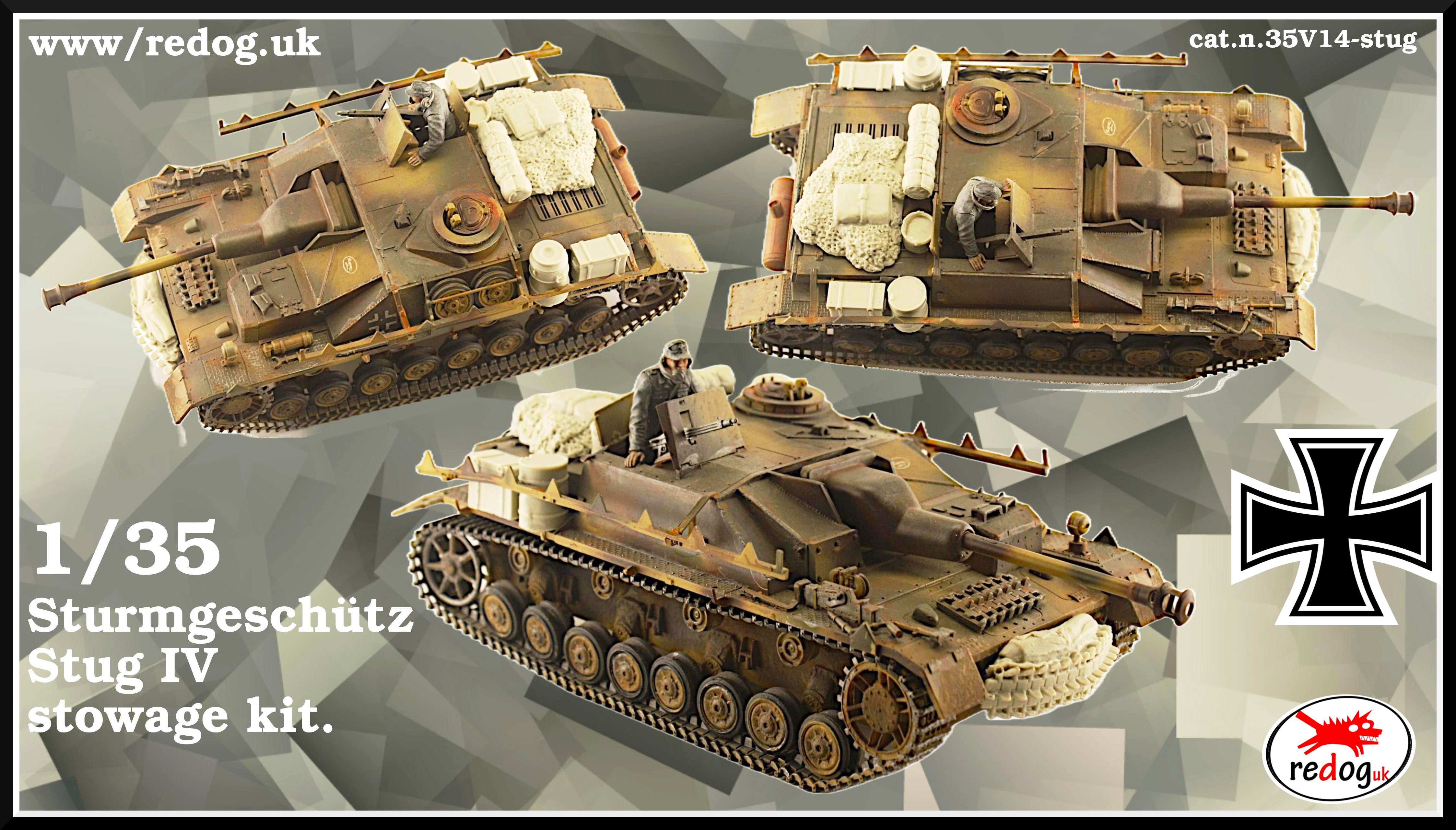 1:35 German StuG IV stowage kit /35stug