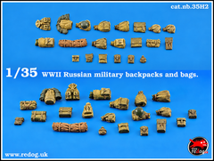 1:35 Redog -  WWII Red Army military bags / diorama accessories /35H2